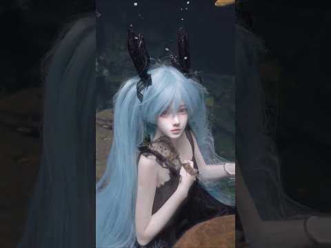 물속에서 살고있는 미쿠