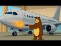 Fixing the Broken Plane! 🛩️ | Bear’s Airport Workshop Adventure 🐻 | Vehicles Animation