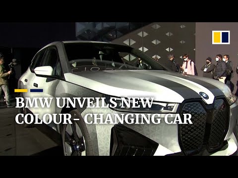 Car chameleon: BMW unveils colour-changing concept vehicle at CES in Las Vegas