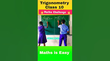 Trigonometry Class 10 🔥 | Class 10 Maths | NCERT Ex 8.1 #trigonometry #fun #shorts #youtubeshorts