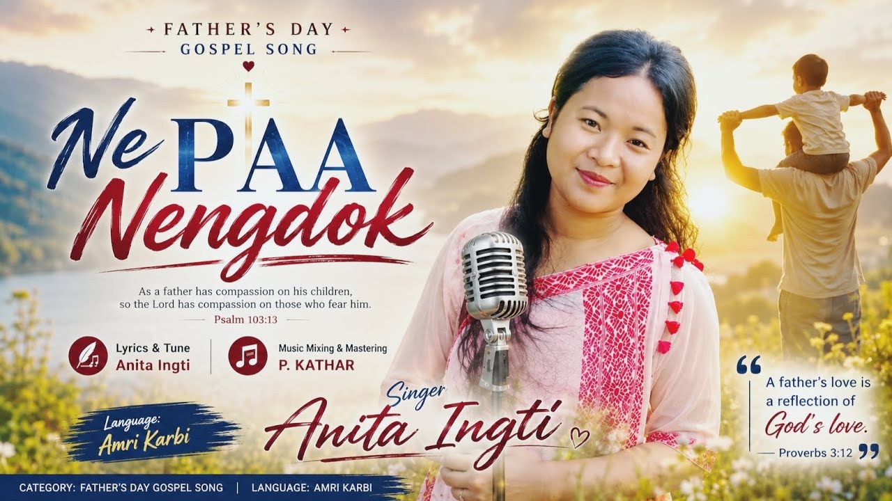 Ne Paa Nengdok • Father's Day KARBI Gospel Song • Lyrics & Tune by ANITA INGTI • Mixing by P. KATHAR