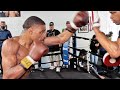 ERROL SPENCE JR MONSTER ON THE MITTS - RIPPING SHARP PUNCHES IN WORKOUT FOR YORDENIS UGAS