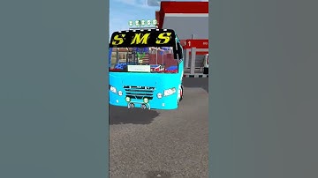 SMS Kerala Private Bus Mod In Bus Simulator Indonesia - Bussid Bus Mod - Bussid Car Mod
