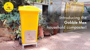 Effortless composting with Gobble Max - for homes and offices