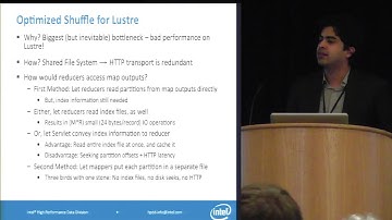 Hadoop MapReduce Over Lustre