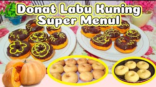 RESEP DONAT LABU KUNING|| pumpkin donuts anti gagal