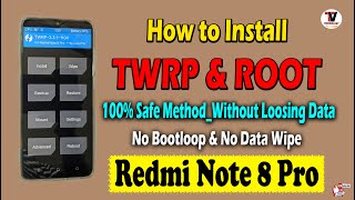 How to Install TWRP and ROOT on Redmi Note 8 Pro | 100% Safe Method | No Bootloop | Best Video |