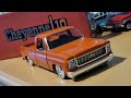 Squarebody m2 machines 1973 cheyenne 10 detailed unboxing and review