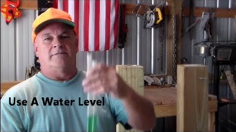 How to use a Water Level - construction tips from Ted