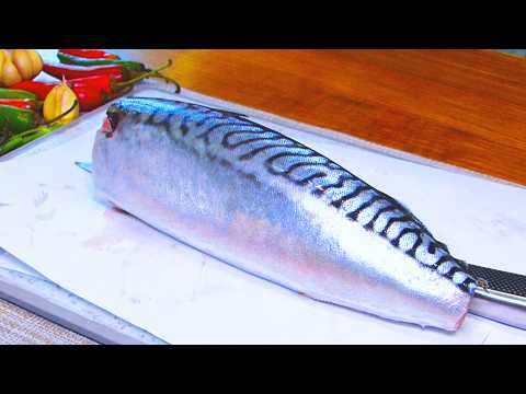БОЛЬШЕ НЕ ЖАРЮ! Подруга из Кореи научила меня так вкусно готовить скумбрию! Рецепт рыбы удивил всех