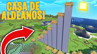 Encontramos las CASAS MAS RARAS de la ALDEA de MINECRAFT! 😂 ¿Tesoro de los aldeanos?