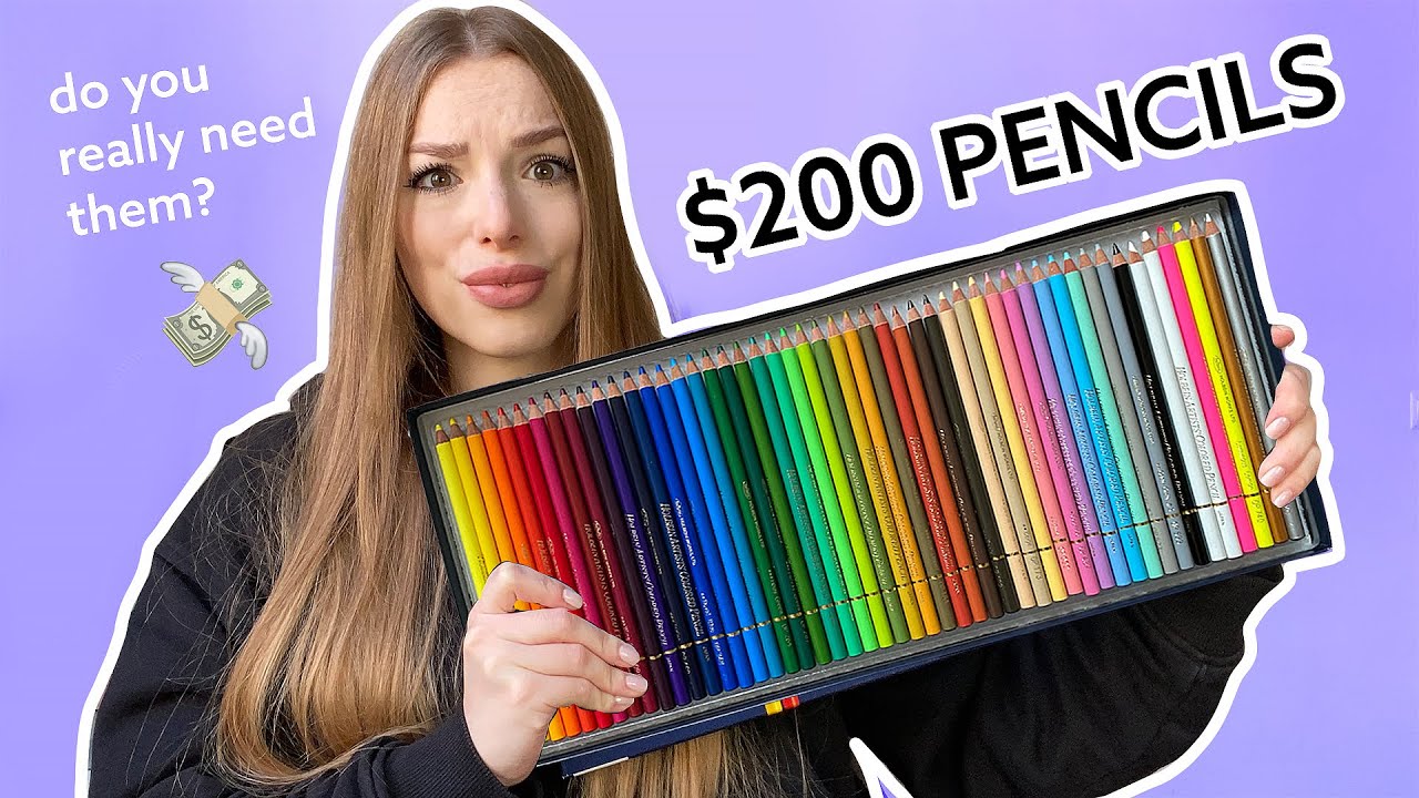 DO YOU REALLY NEED $200 Colored Pencils? Holbein Artist Pencils Review 