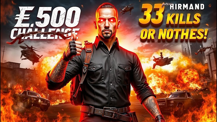 අදනම් අනිවා ගහනවා චැලේන්ජ් එක - CHALLENGE 🔥 33 KILLS FOR €500