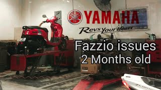 Yamaha Fazzio 2023 - Issues - 2 Months old