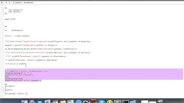 Instalando lex and Yacc no Mac.