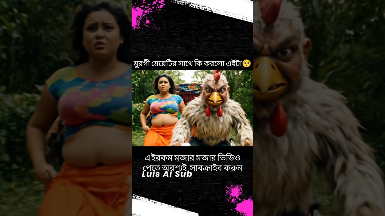 মুরগি মেয়েটিকে ফেলে দিলো#shorts #comedy #viralvideo