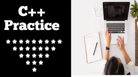 #30 C++ Programming Questions Practice : Star Pattern 6