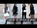 HOW TO STYLE SWEATER VEST 2020 *winter wardrobe trends 2020