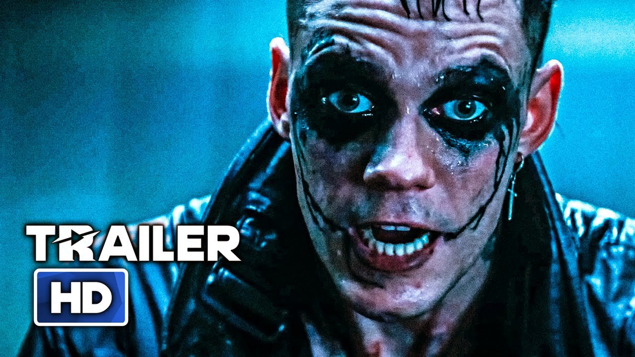 THE CROW Official Trailer (2024) Bill Skarsgård, Action Movie HD