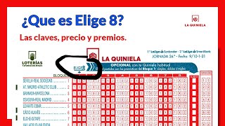 Premios elige 8 quiniela hoy