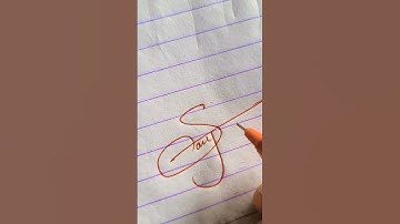 How to signature the name Sanjay,, #signature #shortvideo #viralvideo #video #shorts #short