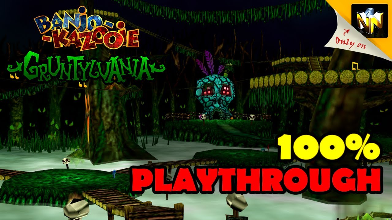 Banjo Kazooie Gruntylvania walkthrough YouTube