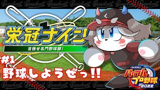 パワフルプロ野球 栄冠ナイン 何も知らんけどと、りあえずやってみる配信