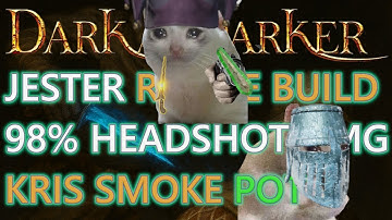 This Jester Rogue Arena Build is NO JOKE | 98% HS DAMAGE SMOKE KRIS | Dark and Darker