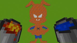 How To Draw in Minecraft ? | Pixel Art | Spider-Ham