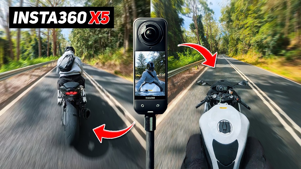 Motovlogging With The NEW Insta360 X5 | 8K Low Light 360 Camera