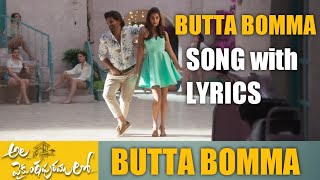 Butta Bomma Full Song Lyrics - Ala Vaikunthapurramloo l Armaan Malik l Allu Arjun & Pooja Hegde Resimi