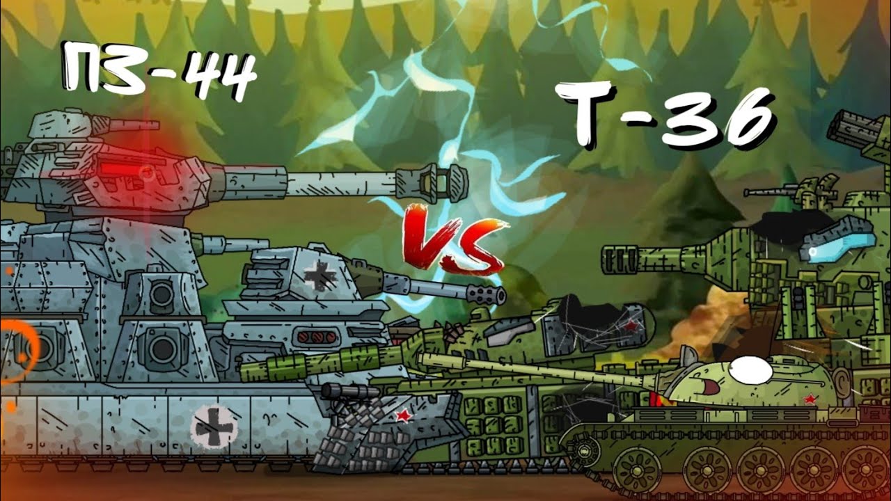 Пз-44 VS т-36 охотник | советская дора атакует - #тм #ат2 #рм2