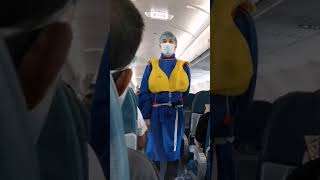 Flight Attendant Safety Demonstration by Philippine Airlines