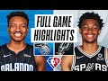 San Antonio Spurs vs. Orlando Magic Full Game Highlight | NBA Season 2021-22