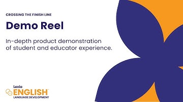 Lexia English Demo Reel