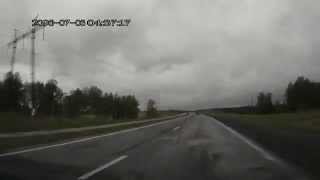 Дорога из Новокузнецка в Кемерово за 3 минуты (звук из гугла)