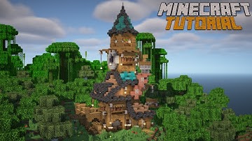 Minecraft Tutorial | How To Build a Fantasy Steampunk House [Timelapse]