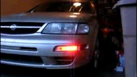 Nissan Maxima LED turn signal retrofit