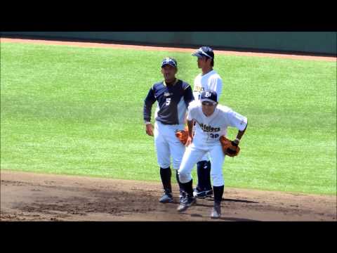20130720 小島、平野恵、後藤セカンド守備練