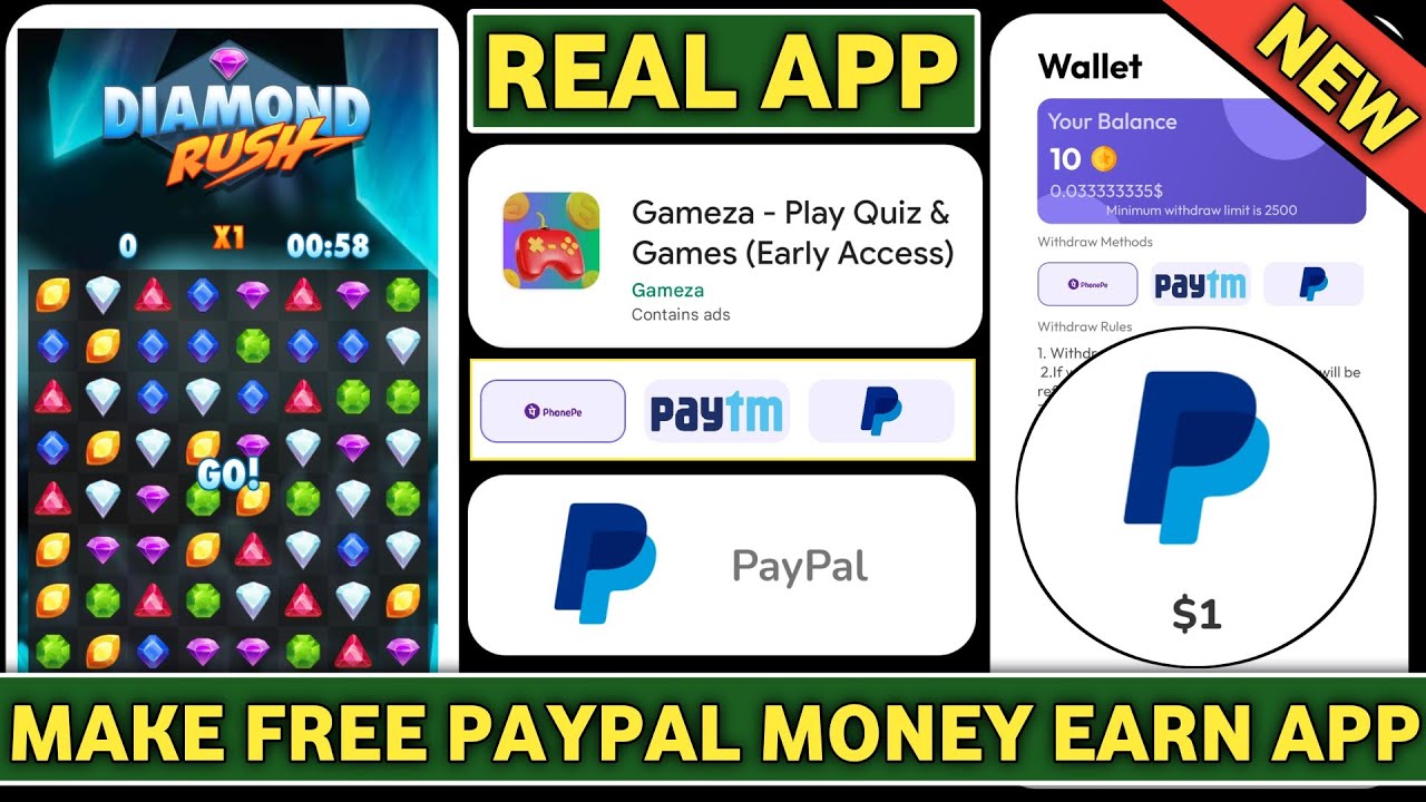 Earn $472.50 PayPal Cash Today! 7 Genuine Money-Making Games (2023 Online  Earnings) — Eightify