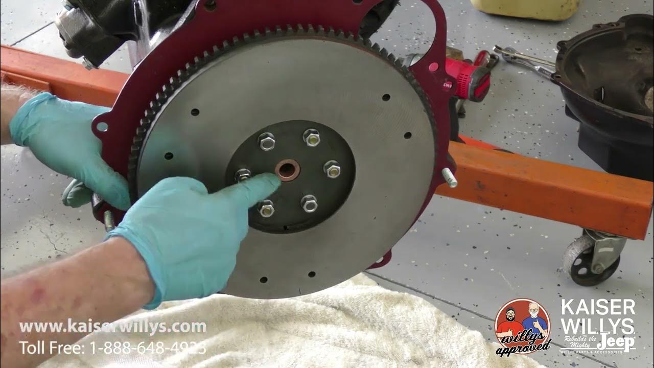 FAQ Clutch Pilot Bushing Install, Willys CJ2A YouTube