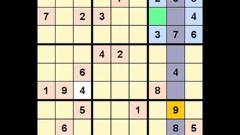How to Solve Los Angeles Times Sudoku Expert April 23, 2022