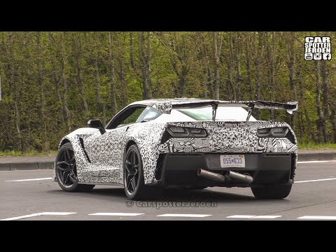 2018 Chevy Corvette ZR1 Prototypes Spied Testing