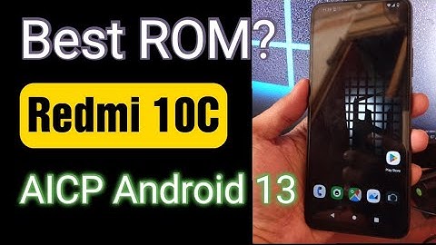 Redmi 10C | Review Custom ROM Android 13 (AICP)