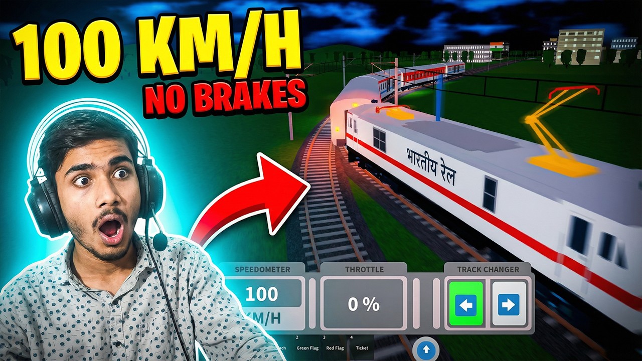 100 km/h No Brakes Train Challenge in India 🚆| Epic Rails of India ...