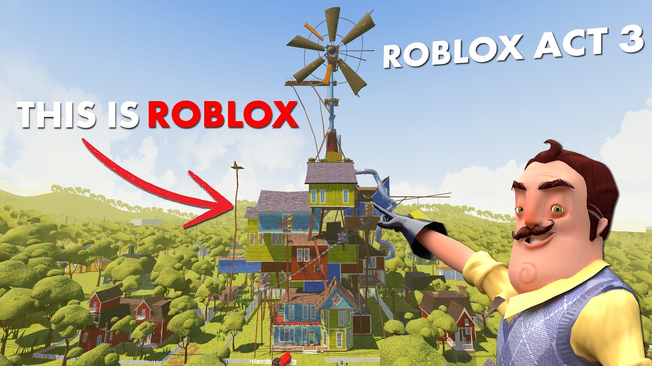 How to Beat Update 3 of ROBLOX Hello Neighbor Act 3
