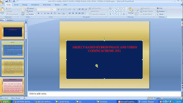 ieee 2011 matlab OBJECT BASED HYBRID IMAGE AND VIDEO CODING SCHEME