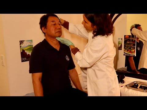 [ASMR] Binaural Real Person Scalp Check, Ear Exam, Ear Cleaning and Eye Exam (Astronaut Roleplay)