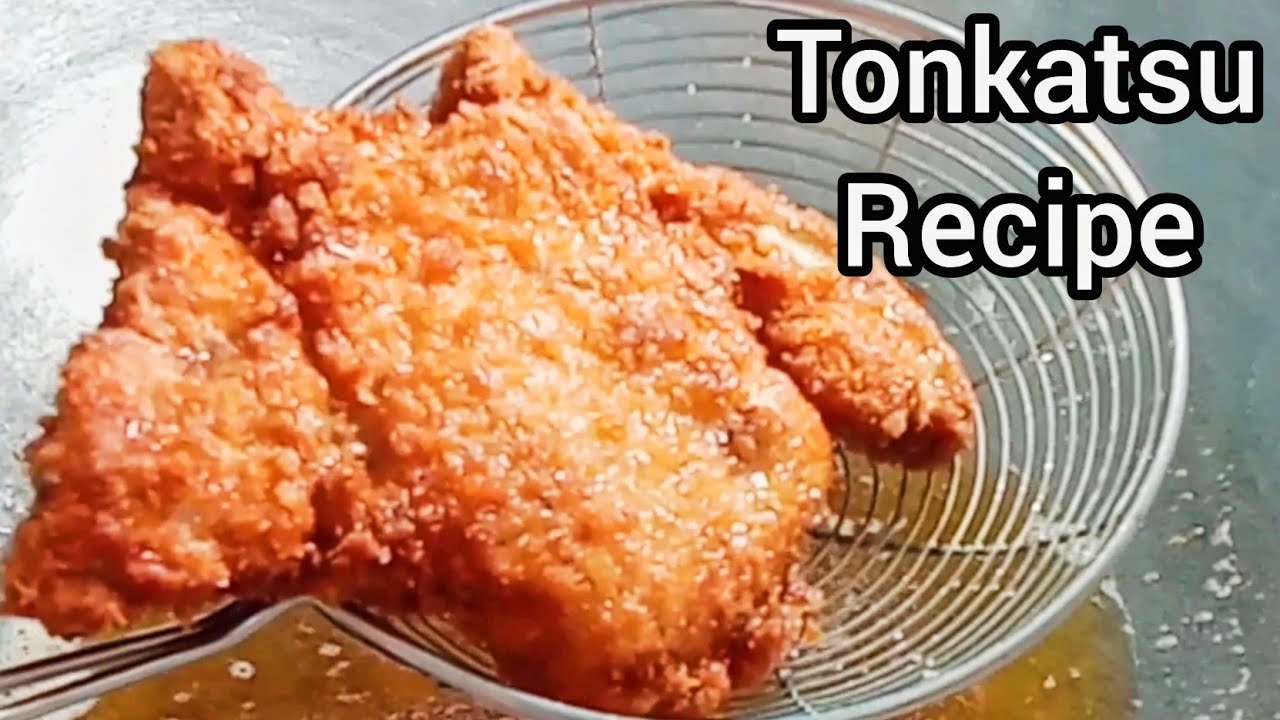 PORK TONKATSU W/ TONKATSU SAUCE RECIPE YouTube