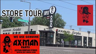 Touring AxMan Surplus, The Coolest Store In The Galaxy!